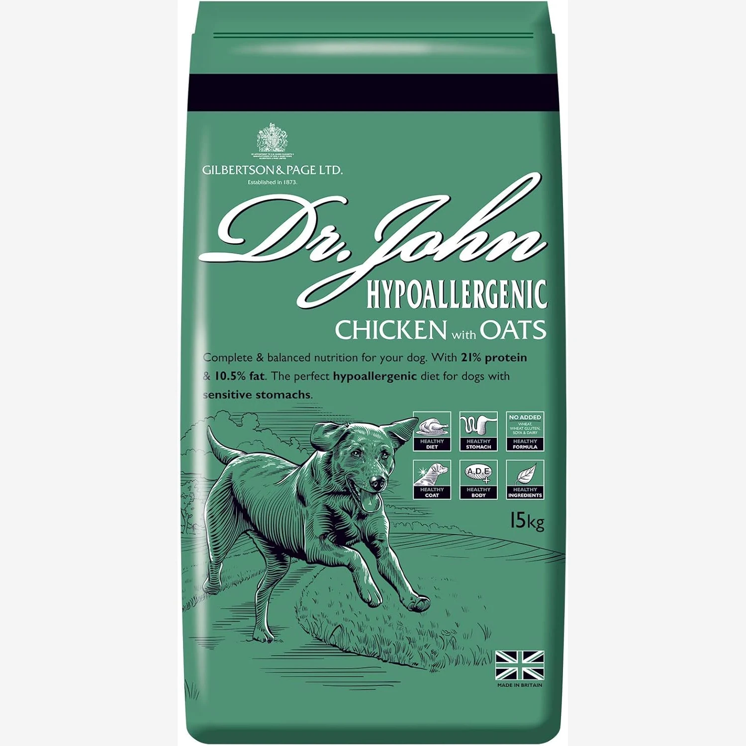 Dr John hypoallergenic chicken with oats 15 kg