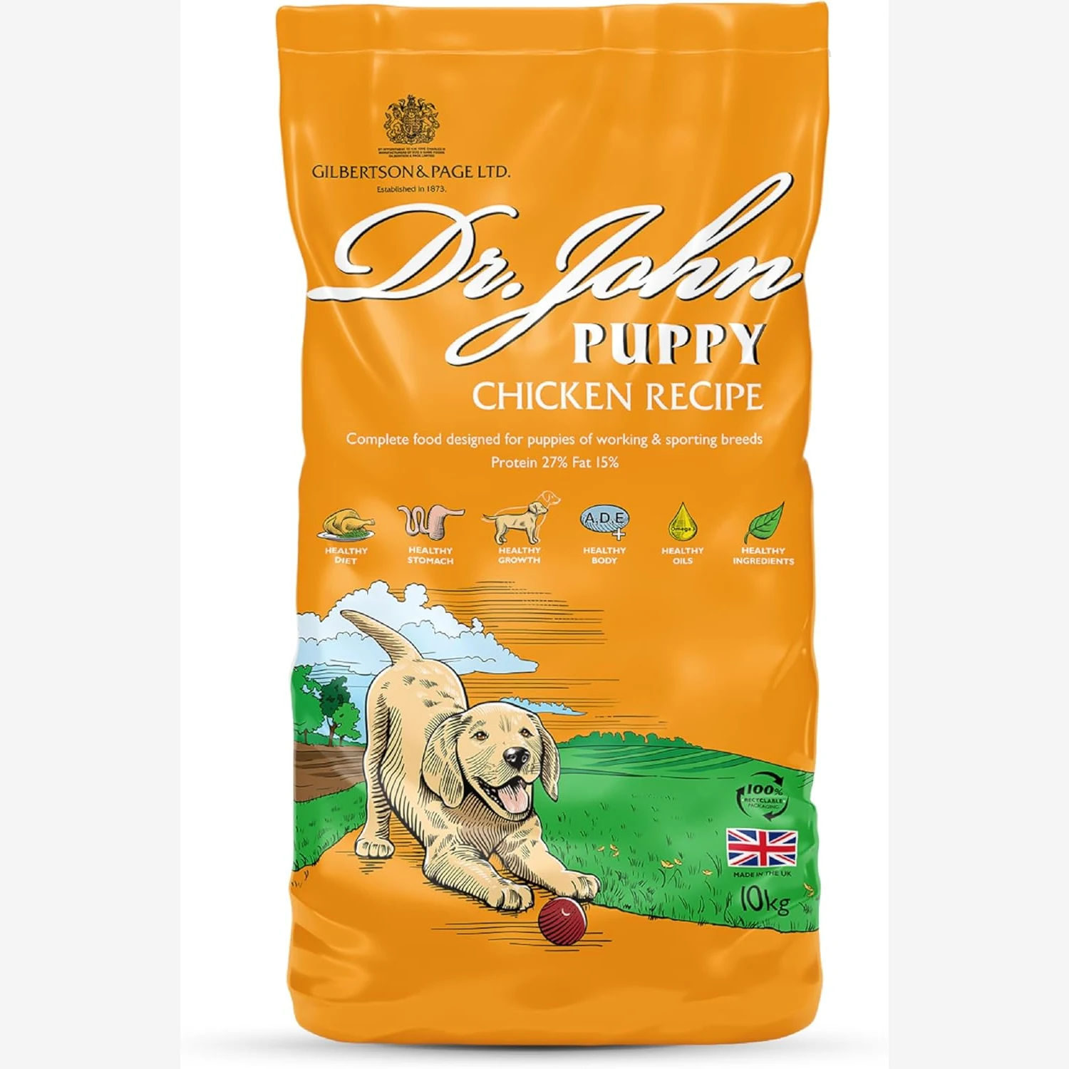 Dr John puppy chicken dry dog food 10 kg