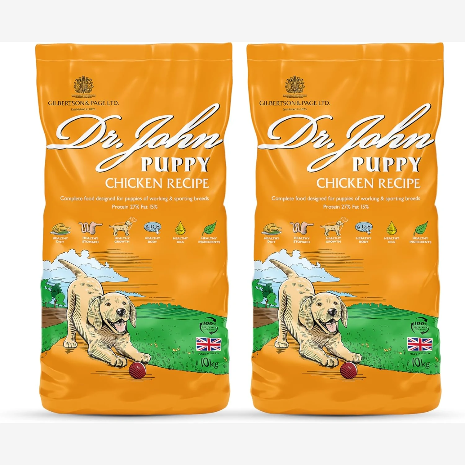 Dr John puppy 20kg twin 10kg bags
